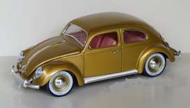 Volkswagen  - 1955 silver w/red stripes - 1:18 - Bburago - 3361 - bura3361 | Toms Modelautos