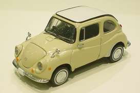 Subaru  - 1963 ivory - 1:43 - Ebbro - ebb43075 | Toms Modelautos