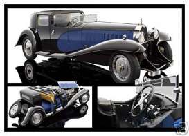 Bugatti  - 1930 blue/black - 1:18 - Bauer - bauer001 | Toms Modelautos