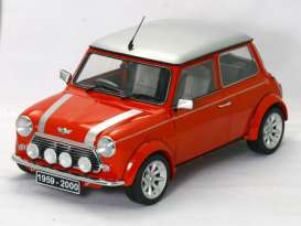 Mini  - 1961 red/silver - 1:12 - Premium Classixxs - premium10352 | Toms Modelautos