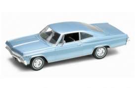 Chevrolet  - 1965 blue - 1:24 - Welly - 22417b - welly22417b | Toms Modelautos
