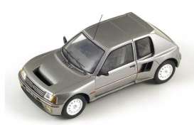 Peugeot  - 1984 dark silver - 1:43 - Spark - S1264 - spaS1264 | Toms Modelautos