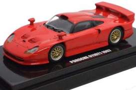 Porsche  - 911 GT1 1997 red - 1:64 - Kyosho - 6532r - kyo6532r | Toms Modelautos