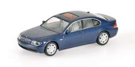BMW  - 2001 metallic blue - 1:43 - Minichamps - 431020206 - mc431020206 | Toms Modelautos