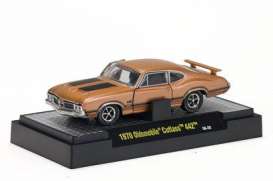 Oldsmobile  - 1970 brown - 1:64 - M2 Machines - 31600-6-03br - M2-31600-6-03br | Toms Modelautos