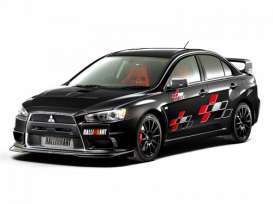 Mitsubishi  - Lancer Evolution X Ralliart 2007  - 1:24 - Aoshima - 05987 - abk05987 | Toms Modelautos