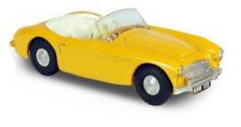 Austin  - 1956 yellow - 1:43 - Norev Spot On - noson105 | Toms Modelautos