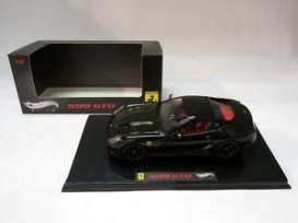 Ferrari  - 599 GTO 12 cylinder 2010 black - 1:43 - Hotwheels Elite - mvT6932 - hwmvT6932 | Toms Modelautos