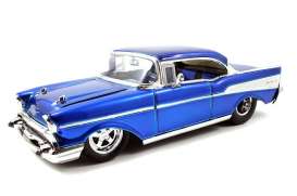 Chevrolet  - 1957 blue - 1:24 - Jada Toys - 90435b - jada90435b | Toms Modelautos
