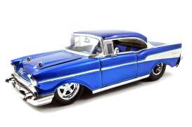 Chevrolet  - 1957 blue - 1:24 - Jada Toys - 90435b - jada90435b | Toms Modelautos