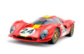 Ferrari  - 1967 red/yellow - 1:18 - Acme Diecast - kyog1804113 | Toms Modelautos