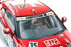 Nissan  - Nismo GT-R (R35) #35 2008 red/black - 1:43 - Kyosho - 3743A - kyo3743A | Toms Modelautos