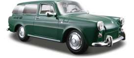 Volkswagen  - 1967 green - 1:24 - Maisto - 31288gn - mai31288gn | Toms Modelautos