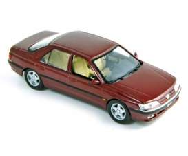 Peugeot  - 1998 dark red - 1:43 - Norev - 476501 - nor476501 | Toms Modelautos