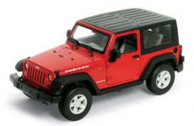 Jeep  - 2007 red - 1:24 - Welly - 22489Hr - welly22489Hr | Toms Modelautos