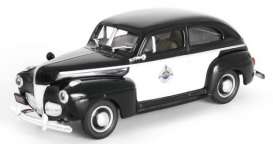 Ford  - 1941 black/white - 1:43 - First Response - fr1941-NE | Toms Modelautos