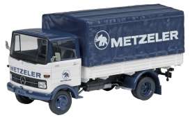 Mercedes Benz  - 1965 white/blue - 1:43 - Schuco - 3529 - schuco3529 | Toms Modelautos