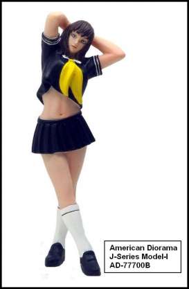 Figures  - 2009 black/yellow - 1:18 - American Diorama - 77700B - AD77700B | Toms Modelautos