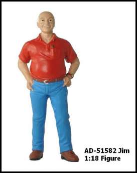 Figures  - 2009 red/blue - 1:18 - American Diorama - 51582 - AD51582 | Toms Modelautos