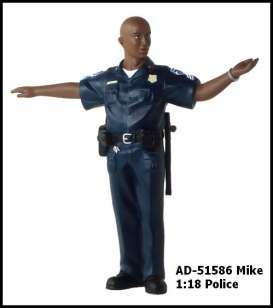 Figures  - 2009 blue/black - 1:18 - American Diorama - 51586 - AD51586 | Toms Modelautos