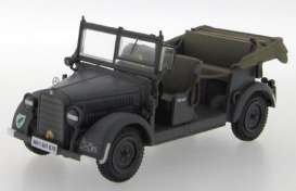 Mercedes Benz  - 1938 grey-green metallic - 1:43 - IXO Museum - ixmus034 | Toms Modelautos