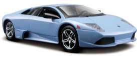 Lamborghini  - 2005 light blue - 1:24 - Maisto - 31292b - mai31292b | Toms Modelautos