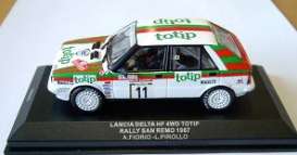 Lancia  - 1987 white/orange/green - 1:43 - IXO Models - scr003 - ixscr003 | Toms Modelautos