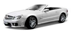 Mercedes Benz  - Benz SL 63 AMG 2010 white - 1:18 - Maisto - 31168 - mai31168w | Toms Modelautos