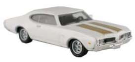 Oldsmobile  - 1969 white/gold - 1:87 - Model Power - mdpu19255 | Toms Modelautos