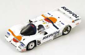 Porsche  - 1988 white - 1:43 - Spark - S1962 - spaS1962 | Toms Modelautos