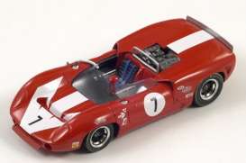 Lola  - 1966 red - 1:43 - Spark - S1137 - spaS1137 | Toms Modelautos