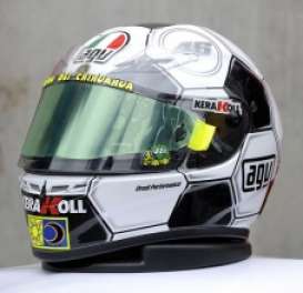 AGV Helmet  - Valentino Rossi 2008  - 1:2 - Minichamps - 328080086 - mc328080086 | Toms Modelautos