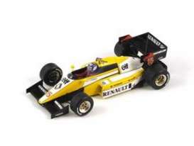 Renault  - 1984 yellow - 1:43 - Spark - S1708 - spaS1708 | Toms Modelautos