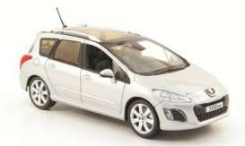 Peugeot  - 2011 silver - 1:43 - Norev - 473832 - nor473832 | Toms Modelautos