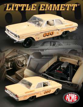 Ford  - 1965 light yellow - 1:18 - Acme Diecast - gmpA1801105 | Toms Modelautos