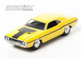 Dodge - Challenger *NCIS* 1970 yellow - 1:64 - GreenLight - gl44620D | Tom's Modelauto's Dodge - Challenger *NCIS* 1970 yellow - 1:64 - GreenLight - gl44620D | Tom's Modelauto's