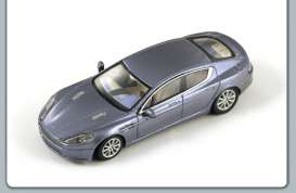 Aston Martin  - 2009 blue - 1:87 - Spark - s87123 - spas87123 | Toms Modelautos