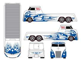Shelby  - 1965 RED/WHITE - 1:64 - Shelby Collectibles - shelby802-427 | Toms Modelautos