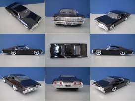 Chevrolet  - 1967 glossy black - 1:24 - Jada Toys - 96286bk - jada96286bk | Toms Modelautos