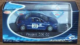 Peugeot  - 2000 blue - 1:43 - Solido - 1573 - soli1573 | Toms Modelautos