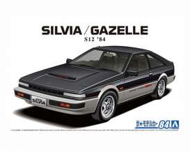 Nissan  - S12 Silvia Rurbo RS-X 1984  - 1:24 - Aoshima - 06229 - abk06229 | Toms Modelautos