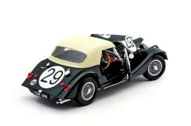 Morgan  - 1962 green/cream - 1:18 - Kyosho - 8114A - kyo8114A | Toms Modelautos