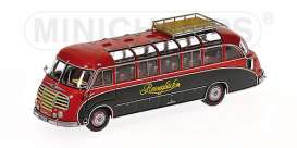 Setra  - 1951 red/black - 1:43 - Minichamps - 439030089 - mc439030089 | Toms Modelautos