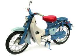 Honda  - 1958 blue/white - 1:10 - Ebbro - ebb10001 | Toms Modelautos