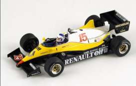 Renault  - 1983 yellow/black - 1:43 - Spark - s1706 - spas1706 | Toms Modelautos