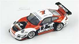 Porsche  - 2010 white/red/black - 1:43 - Spark - sf003 - spasf003 | Toms Modelautos
