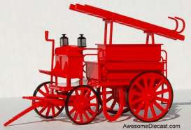 Fire-engine  - 1897 red - 1:43 - Magazine Models - 301100005 - Mag301100005 | Toms Modelautos