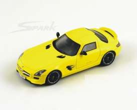 Mercedes Benz  - 2010 yellow - 1:43 - Spark - s1058 - spas1058 | Toms Modelautos