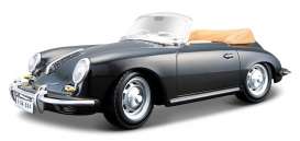 Porsche  - black - 1:24 - Bburago - 22078bk - bura22078bk | Toms Modelautos