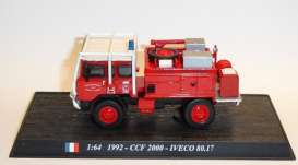 Iveco  - 1992 red - 1:64 - Magazine Models - dpd301100008 | Toms Modelautos